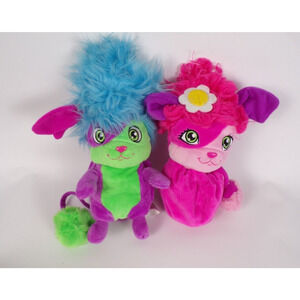 2 Spin Master Popples 8" Plush Collectible Stuffed Animal 2015 - Yikes - Bubbles